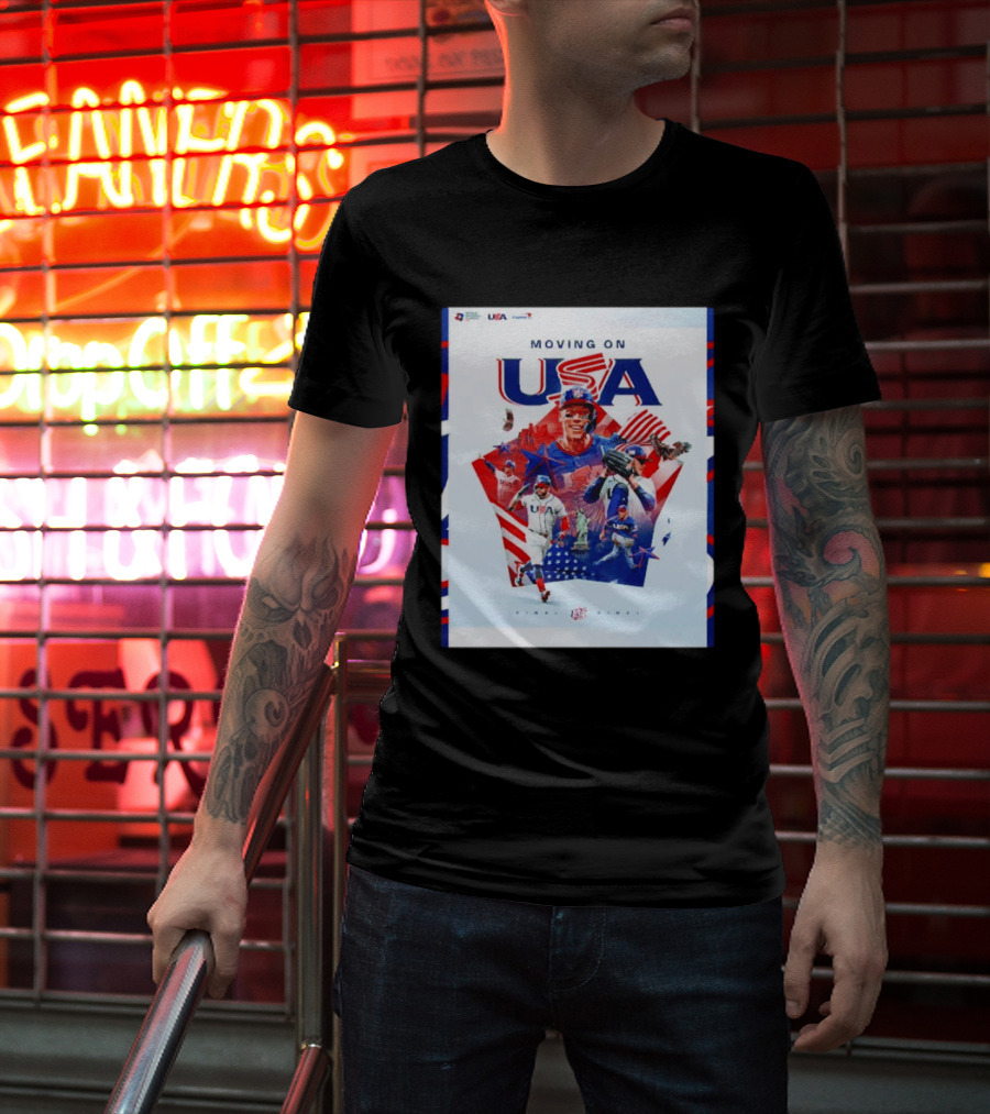 Moving On USA World Baseball Classic 2026 Team USA Final Player T-Shirt