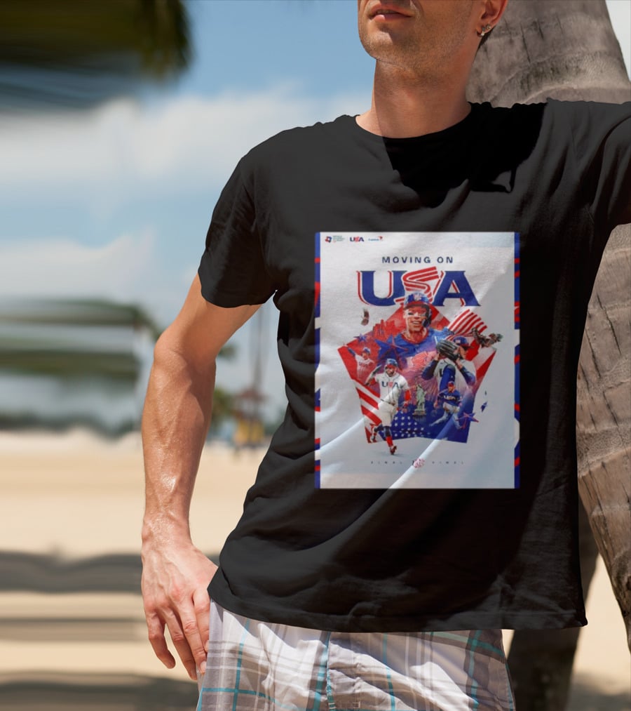 Moving On USA World Baseball Classic 2026 Team USA Final Player T-Shirt