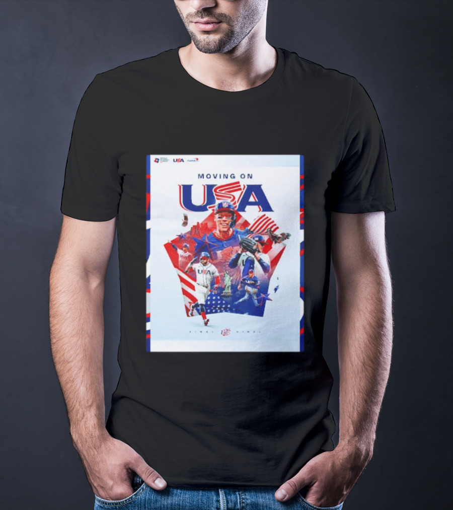 Moving On USA World Baseball Classic 2026 Team USA Final Player T-Shirt