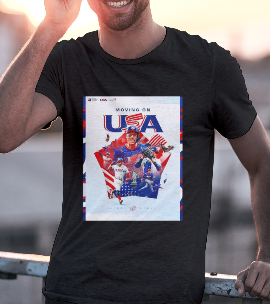Moving On USA World Baseball Classic 2026 Team USA Final Player T-Shirt