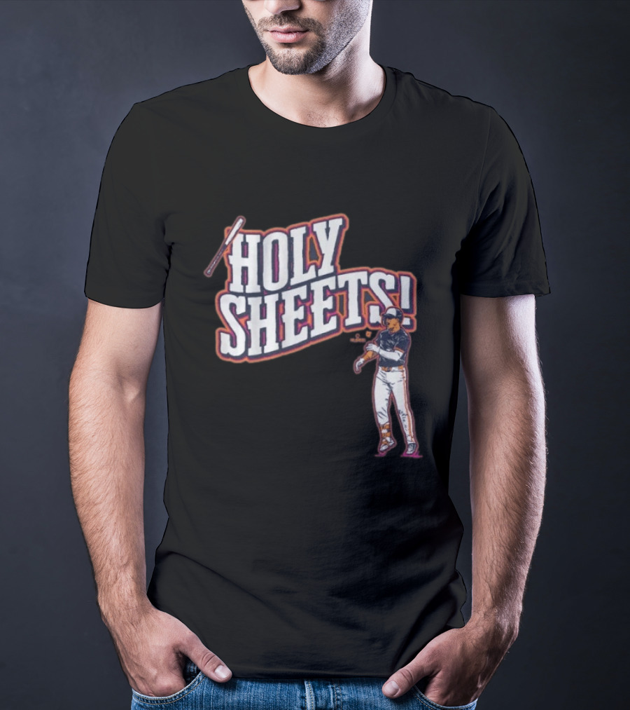 Gavin Sheets Holy Sheets Bat Toss Baseball Player T-Shirt