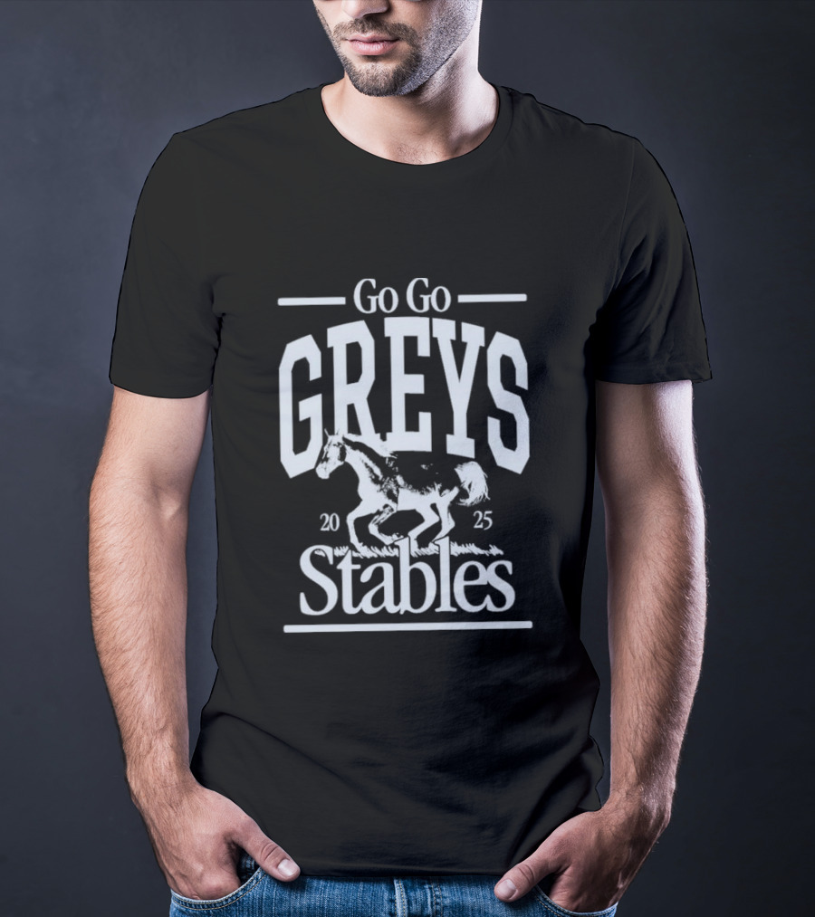 Go Go Greys Stables Horse Riding 2023 T-Shirt