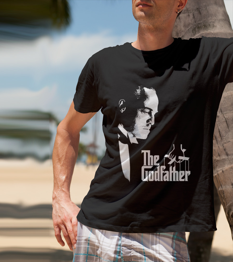 The Godfather Vito Corleone Iconic Movie Character Font T-Shirt