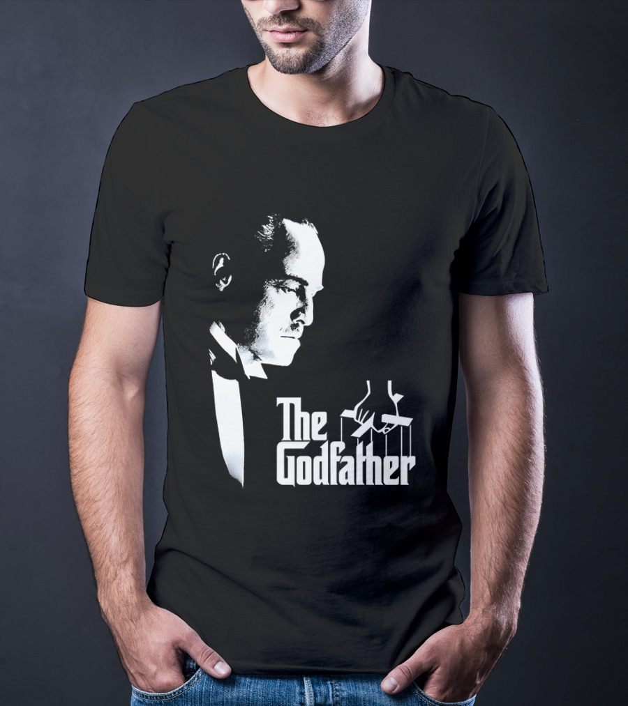 The Godfather Vito Corleone Iconic Movie Character Font T-Shirt