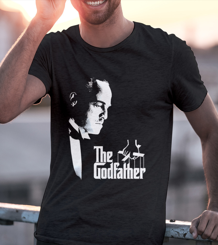 The Godfather Vito Corleone Iconic Movie Character Font T-Shirt