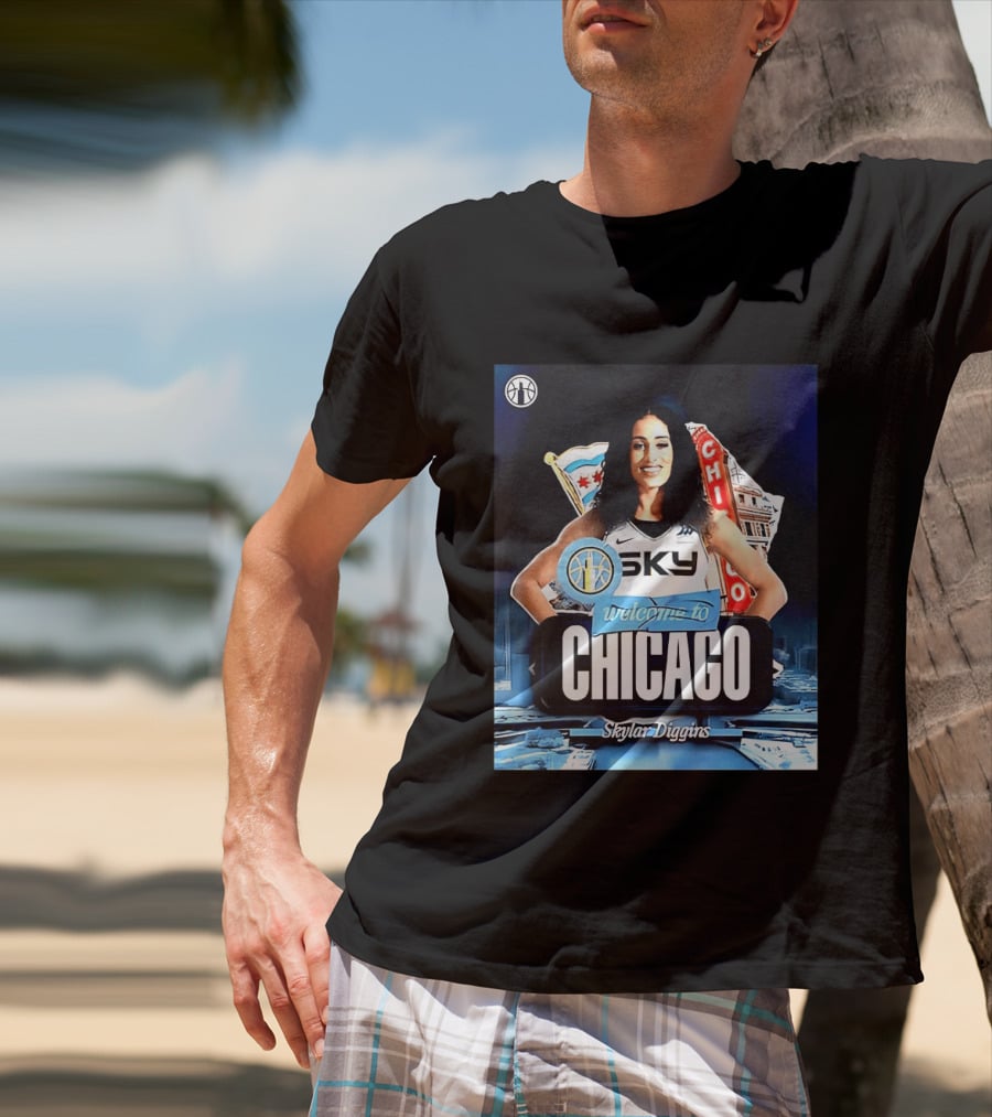 Welcome Skylar Diggins To Chicago Sky WNBA T-Shirt