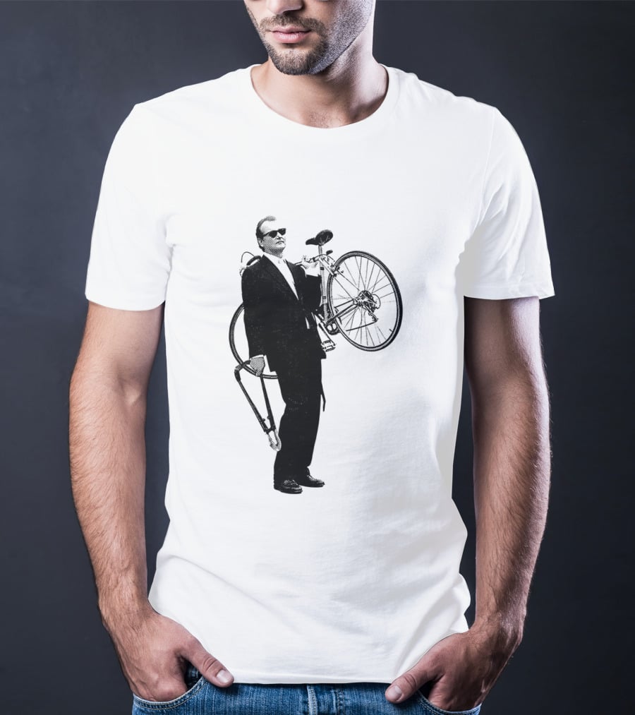 Bill Murray Rushmore Wes Anderson Tribute Cyclist T-Shirt