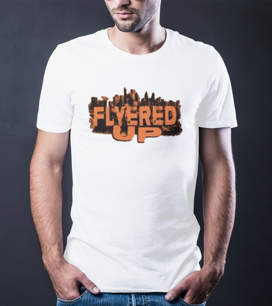 Flyered Up Urban Skyline T-Shirt