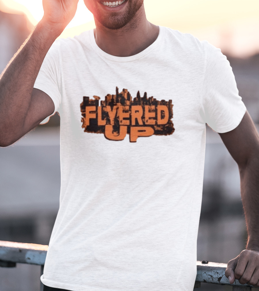 Flyered Up Urban Skyline T-Shirt