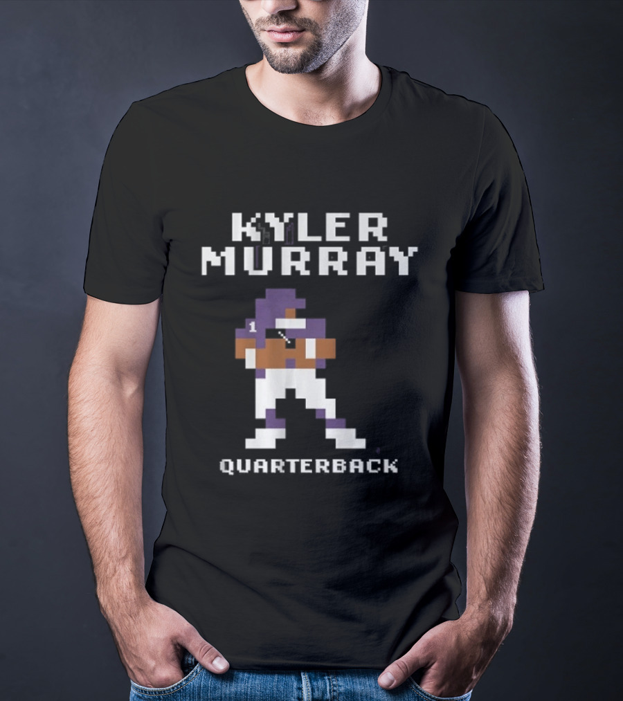 Kyler Murray Quarterback Pixel Art Minnesota Baller T-Shirt