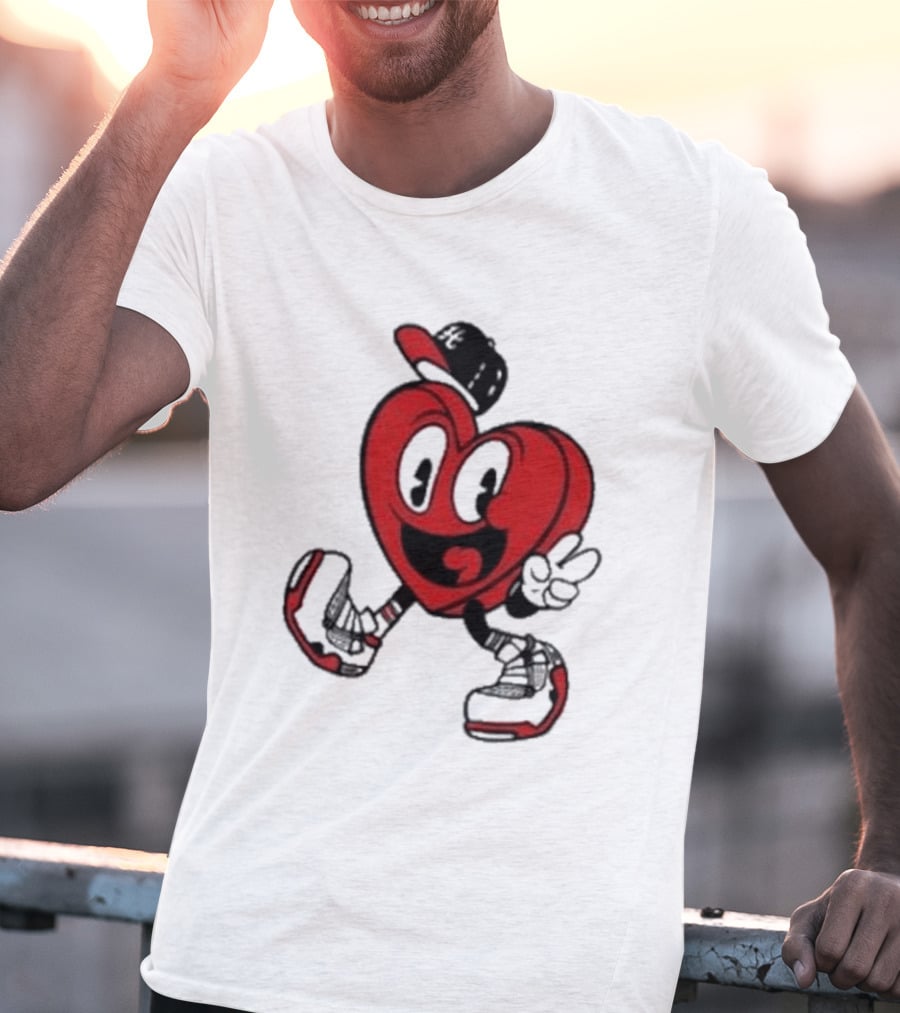 Hulvey Love Like That Heart Character Cartoon T-Shirt