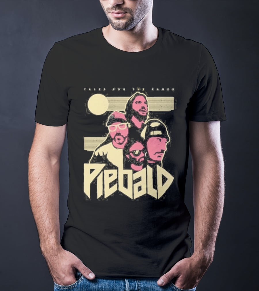 Piebald Rides Off Into Brave Navy Tales T-Shirt