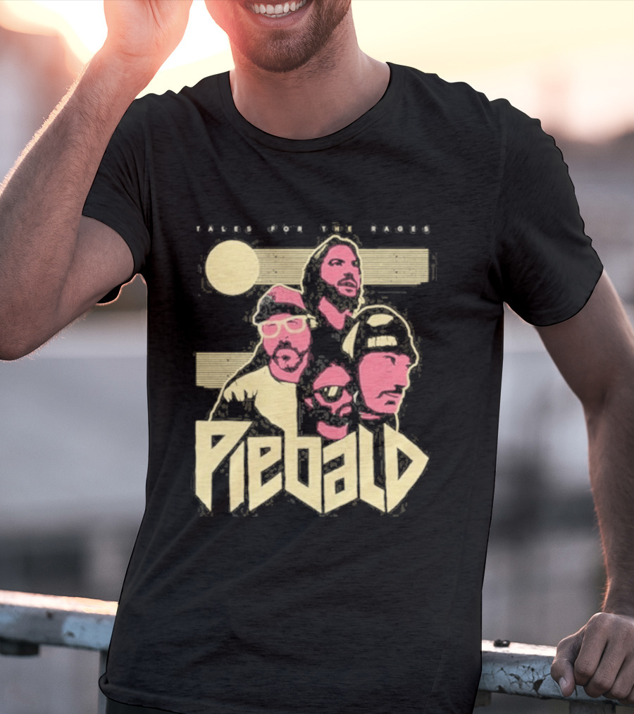 Piebald Rides Off Into Brave Navy Tales T-Shirt