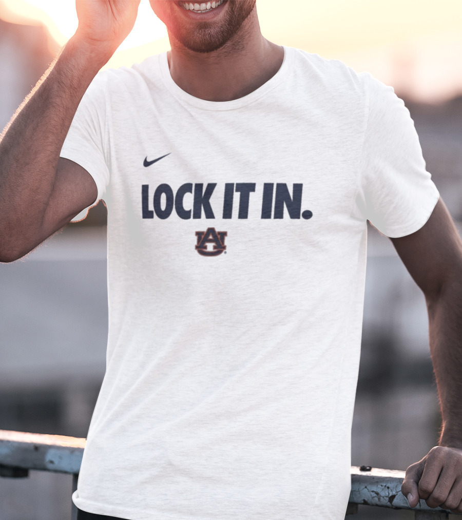 Nike Lock It In Auburn Tigers NCAA March Madness 2026 T-Shirt