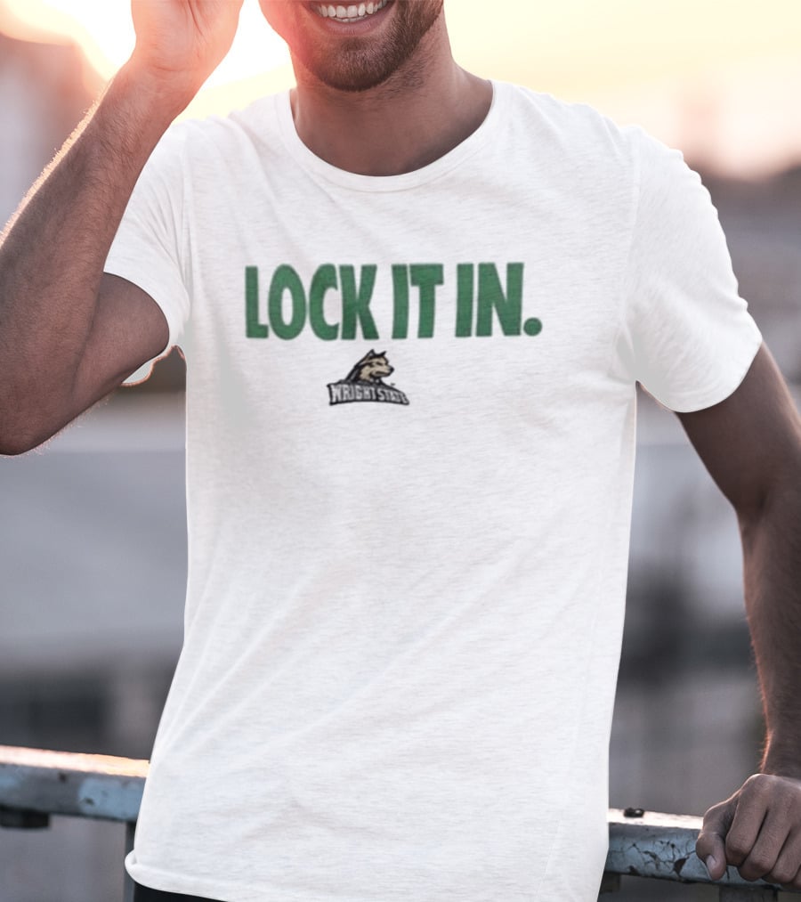 Nike Lock It In Wright State Raiders Wolf NCAA March Madness 2026 T-Shirt