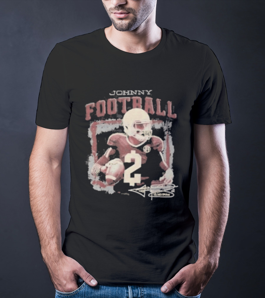 Johnny Manziel Number 2 Football Player Texas A&M Aggies T-Shirt