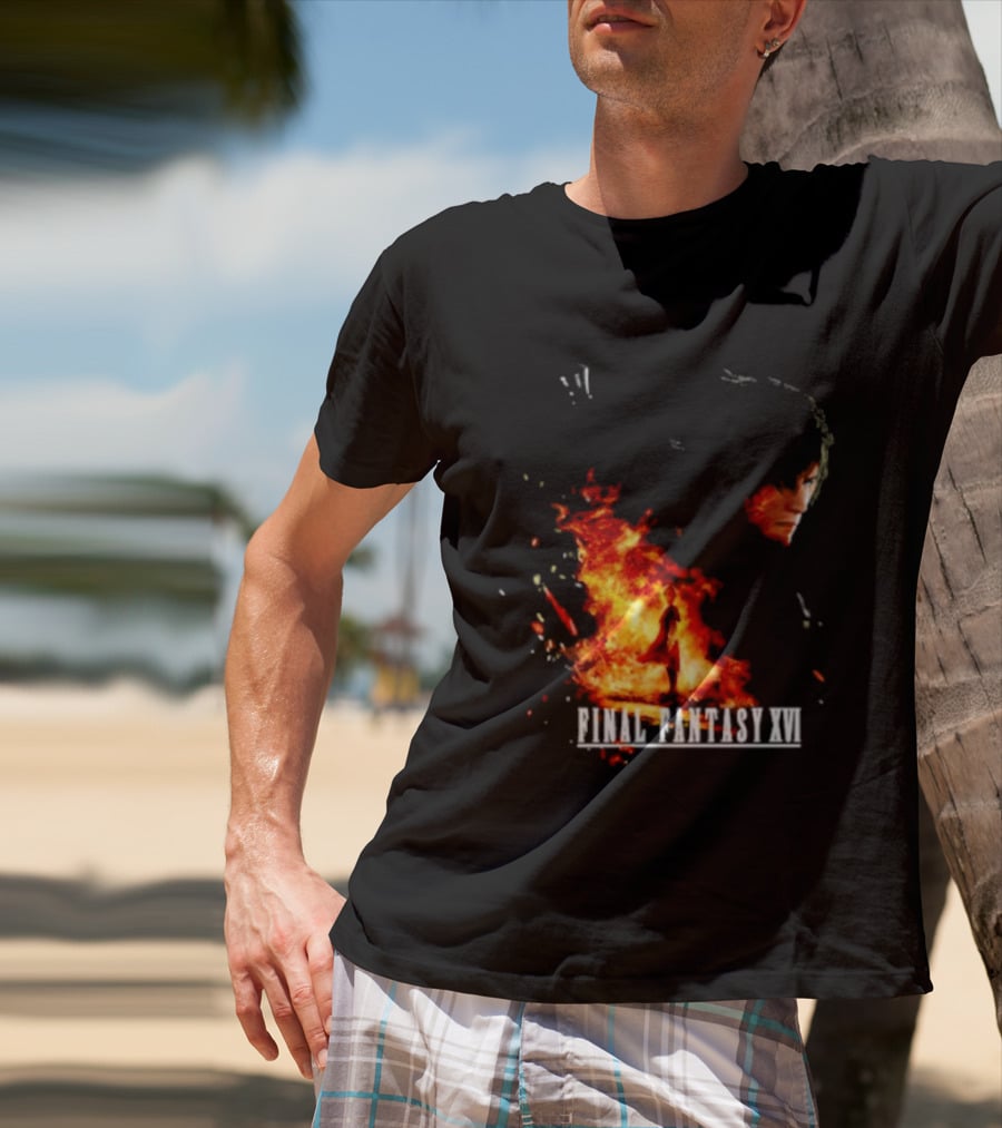 Ben Starr Final Fantasy XVI Fire Element T-Shirt