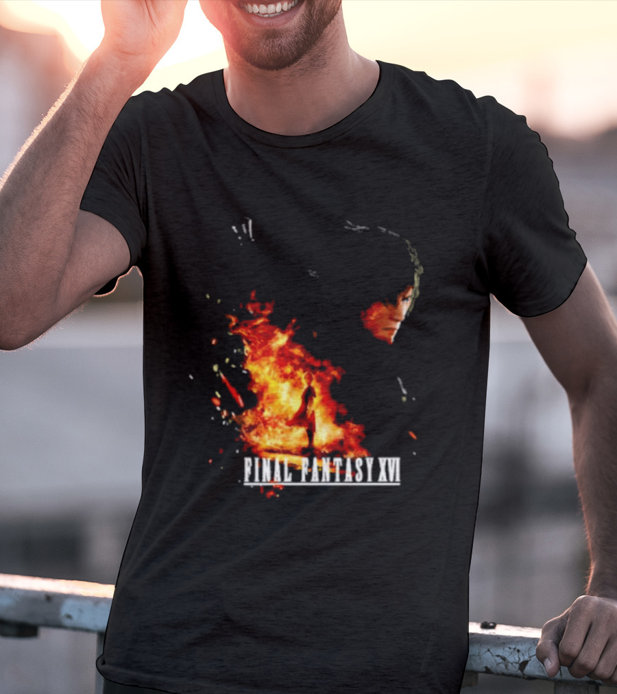 Ben Starr Final Fantasy XVI Fire Element T-Shirt