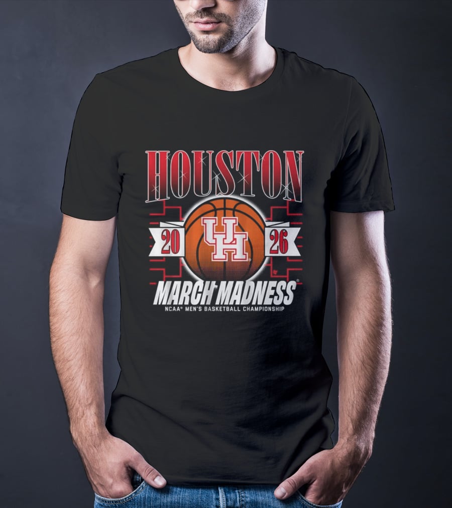 Houston Cougars 2026 NCAA Men's Basketball Championship March Madness T-Shirt