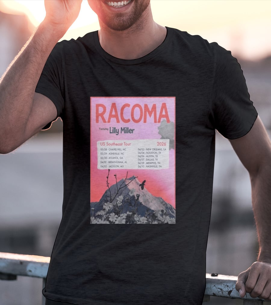 Racoma Ft Lilly Miller US Southeast Tour 2026 T-Shirt