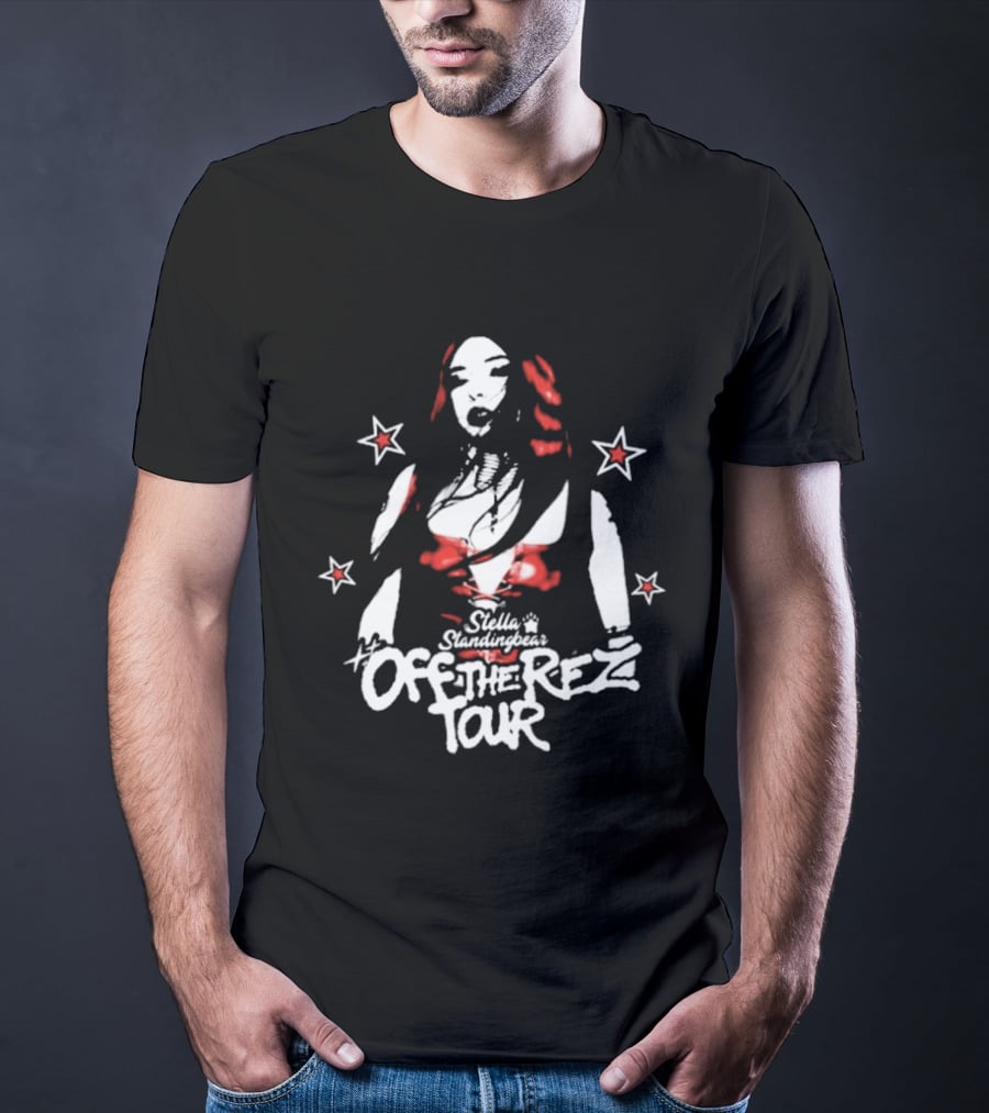 Stella Standingbear Off The Rez Tour 2026 Stars T-Shirt