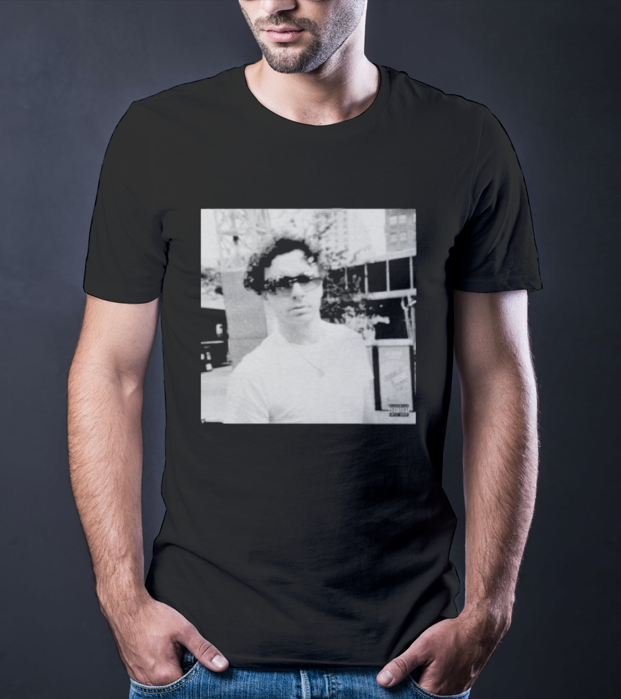Sweet Action Jack Harlow Black And White Photo Explicit Content T-Shirt