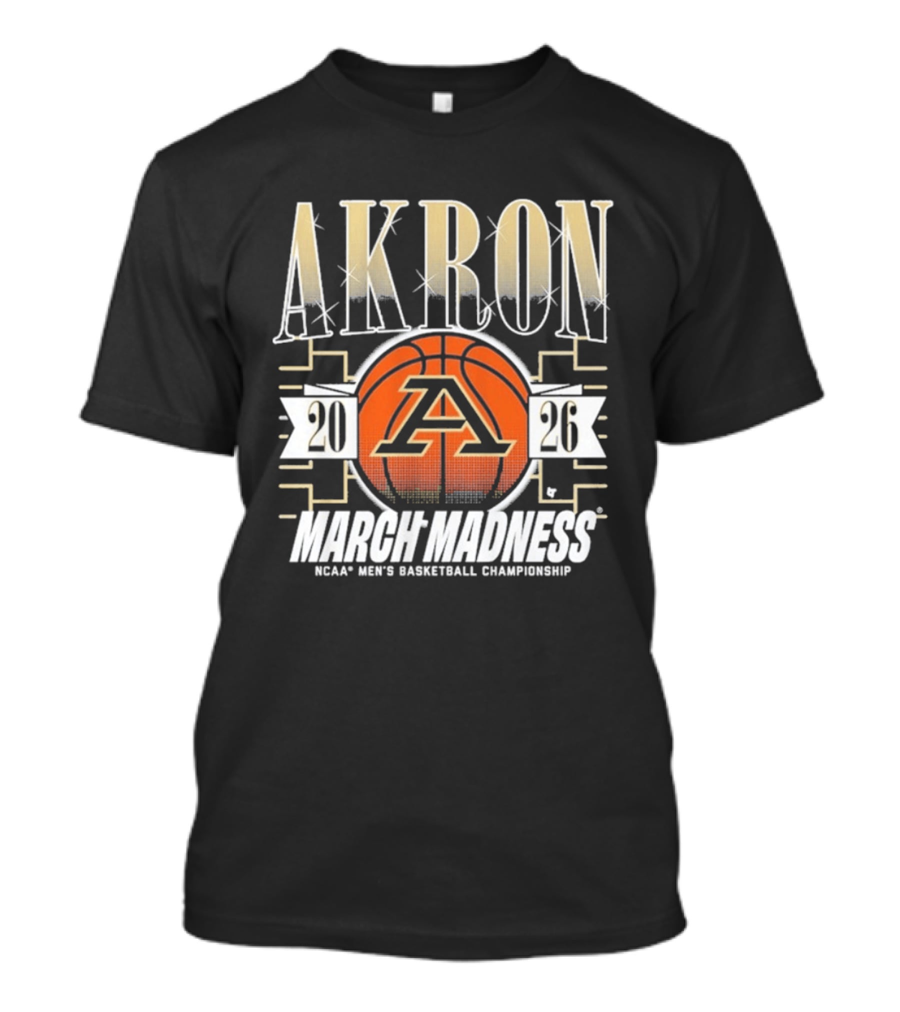 Akron 2026 March Madness NCAA Men's Basketball Championship T-Shirt