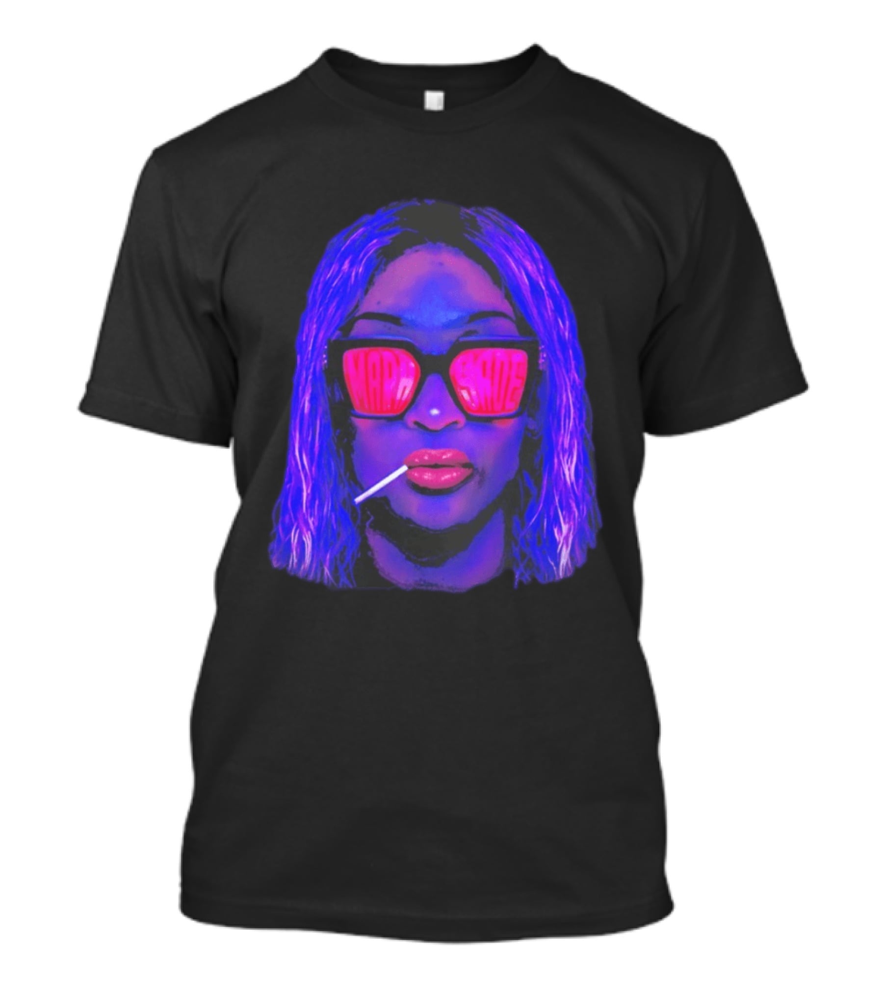 Mara Sadé Lollipop Neon Sunglasses Pop T-Shirt
