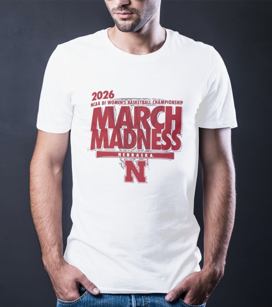 2026 Nebraska NCAA DI Women's Basketball March Madness Championship T-Shirt