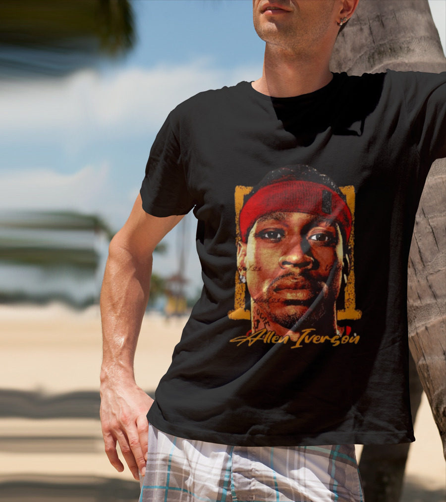 Allen Iverson Philadelphia 76ers Big Face NBA T-Shirt