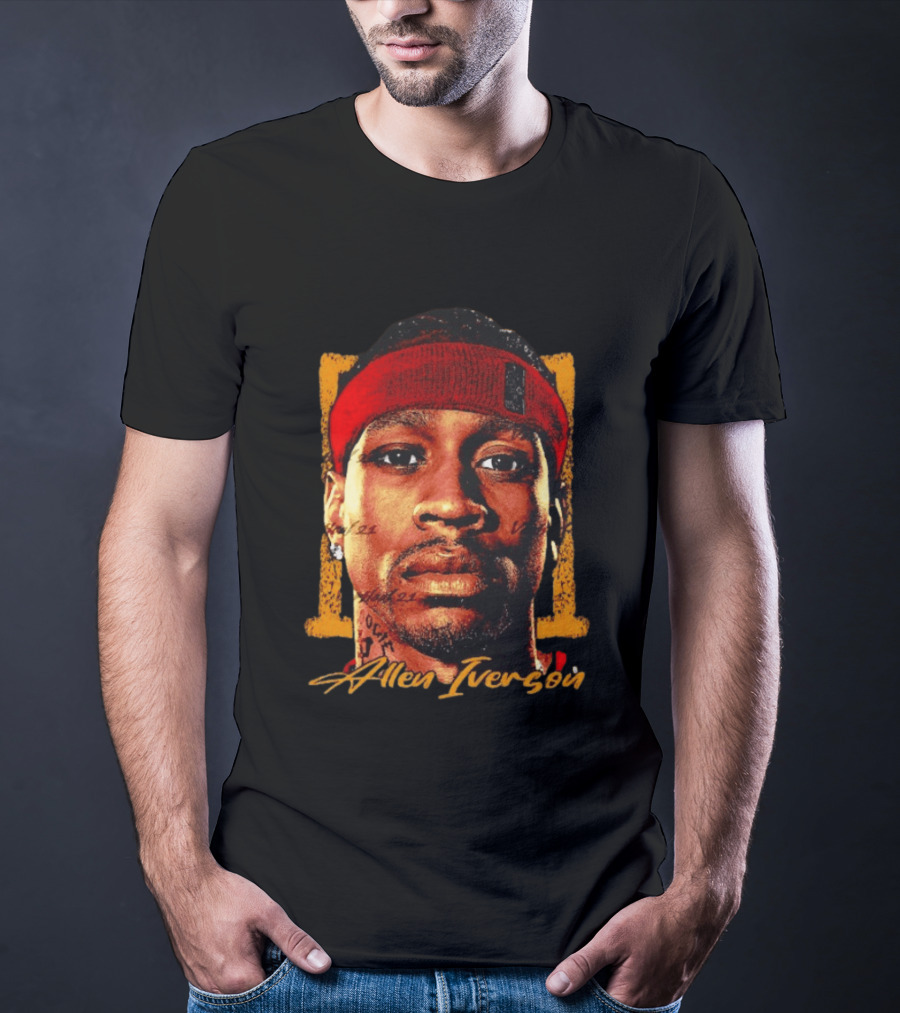 Allen Iverson Philadelphia 76ers Big Face NBA T-Shirt