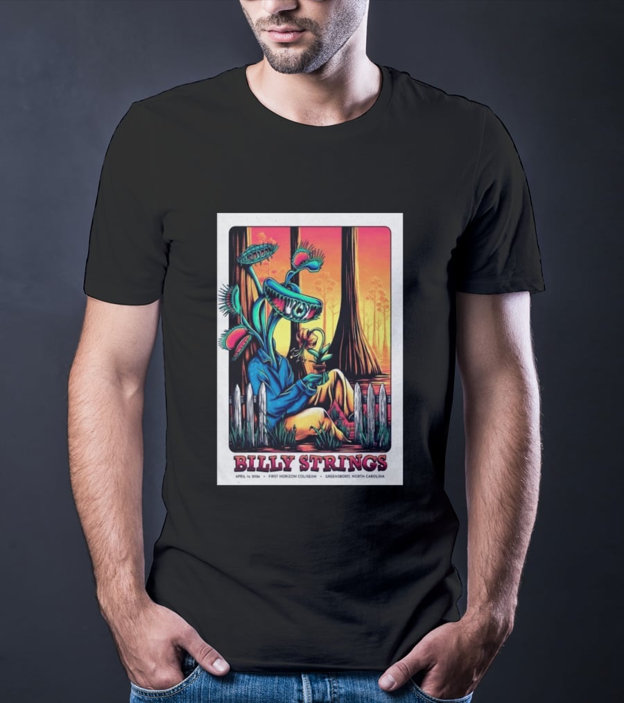 Billy Strings April 14 2026 First Horizon Coliseum Greensboro North Carolina Botanical T-Shirt
