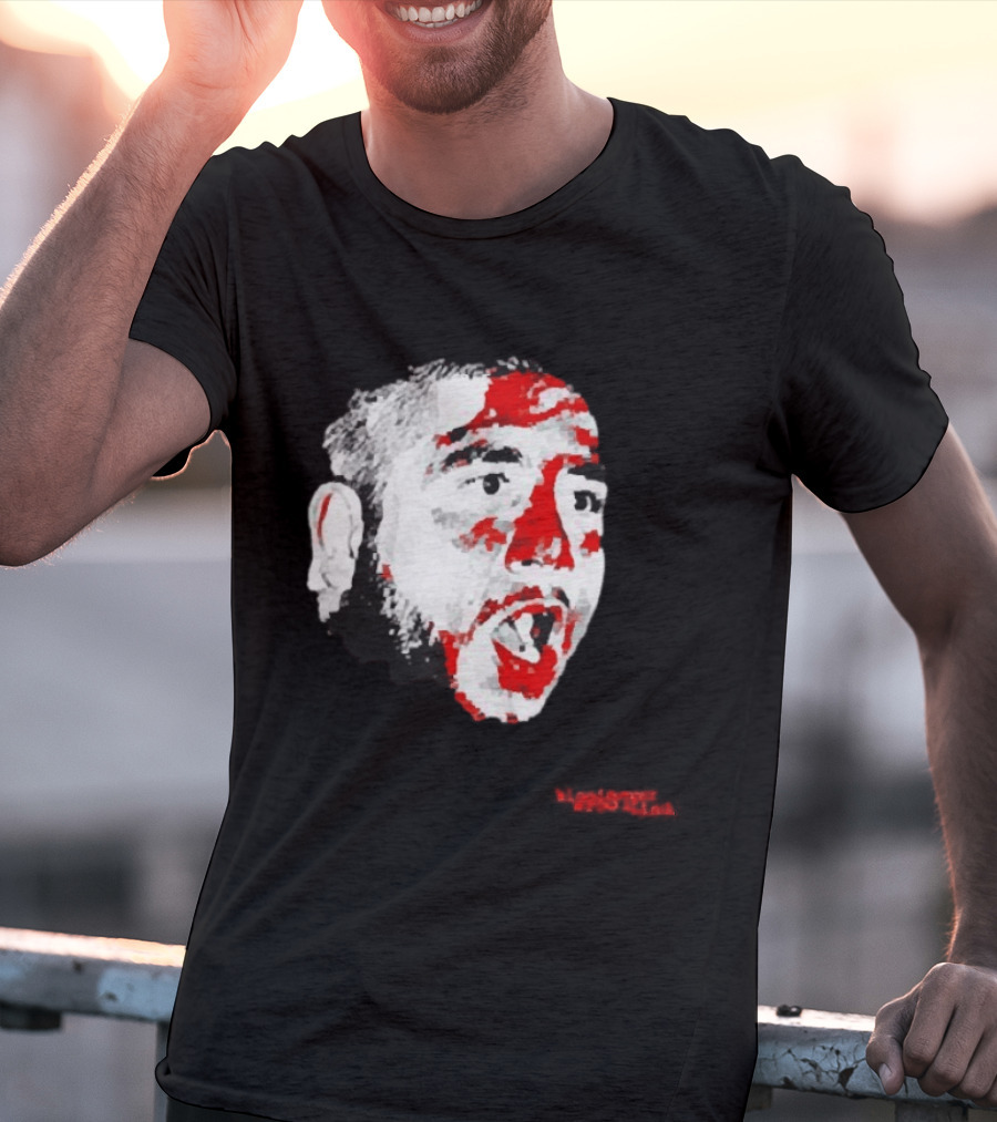 Bloodstone Wrestling Chico Suave Red Face T-Shirt