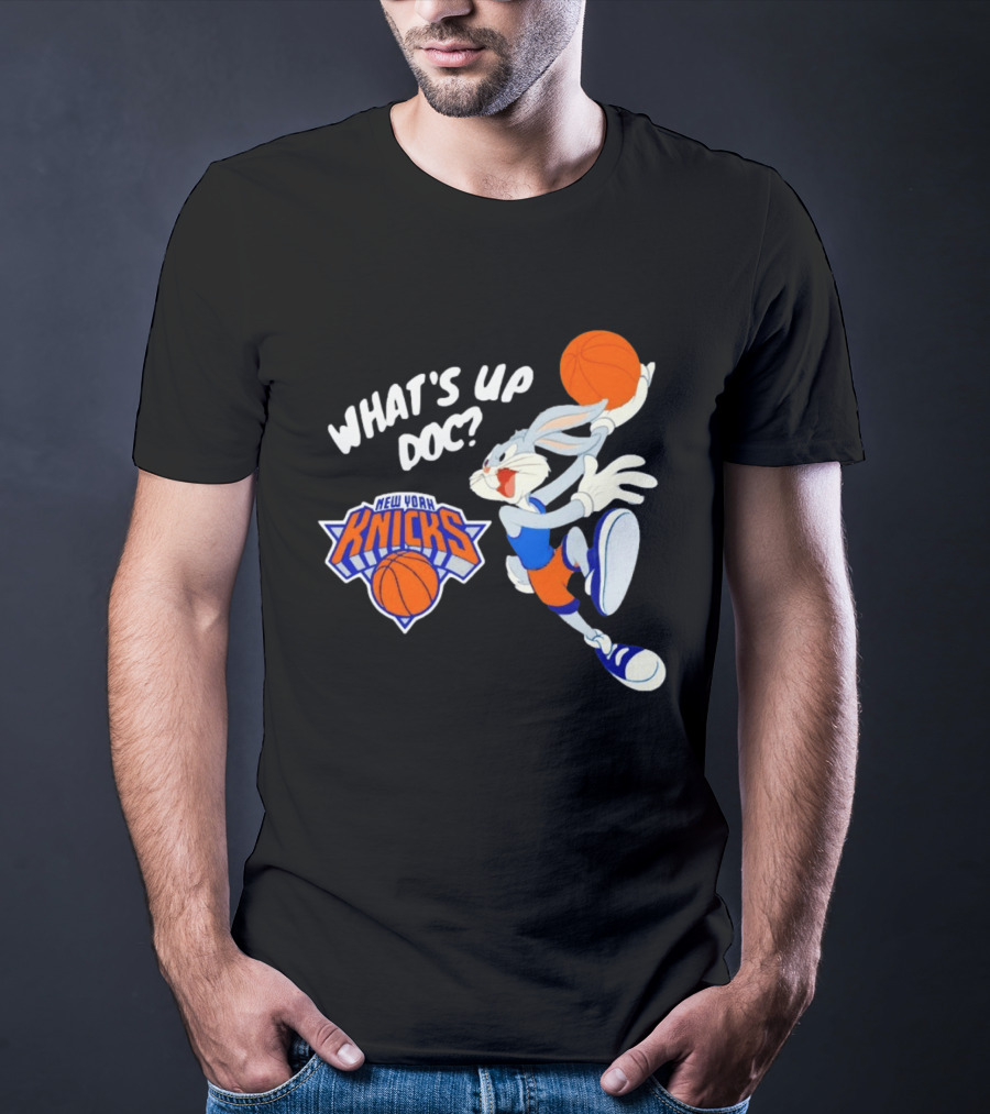 Bugs Bunny New York Knicks What's Up Doc Basketball T-Shirt