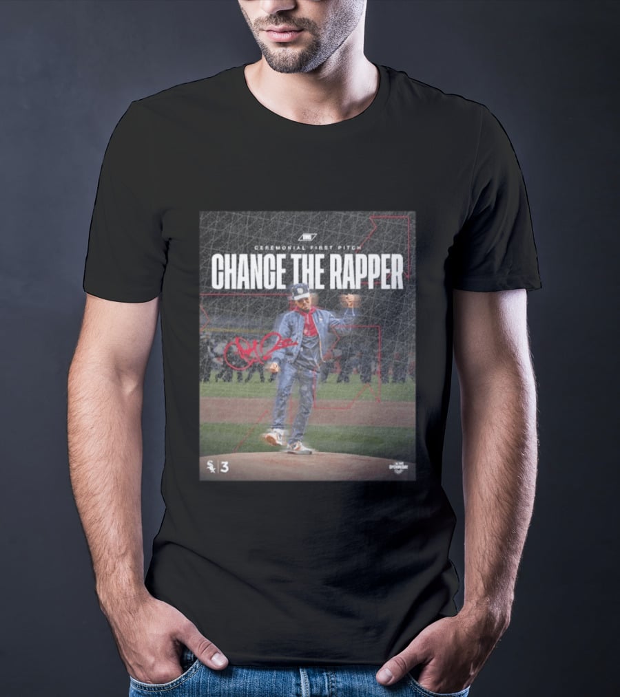 Chance The Rapper Ceremonial First Pitch Chicago White Sox Opening Day 2026 T-Shirt
