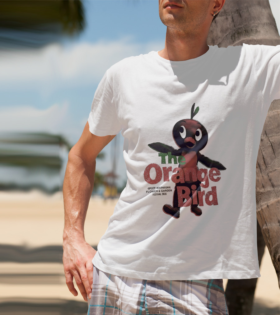 The Orange Bird Epcot Flower And Garden Festival 2026 Disney Parks Pavilion T-Shirt
