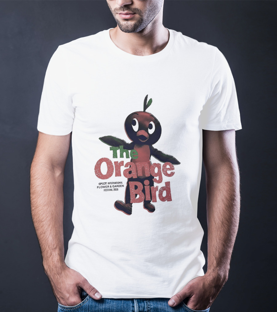 The Orange Bird Epcot Flower And Garden Festival 2026 Disney Parks Pavilion T-Shirt