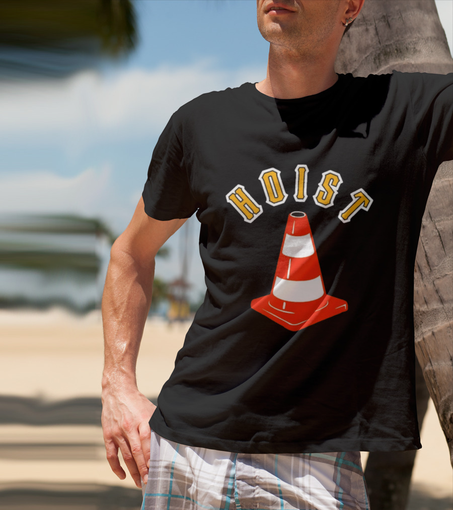 Pittsburgh Pirates Hoist Traffic Cone T-Shirt