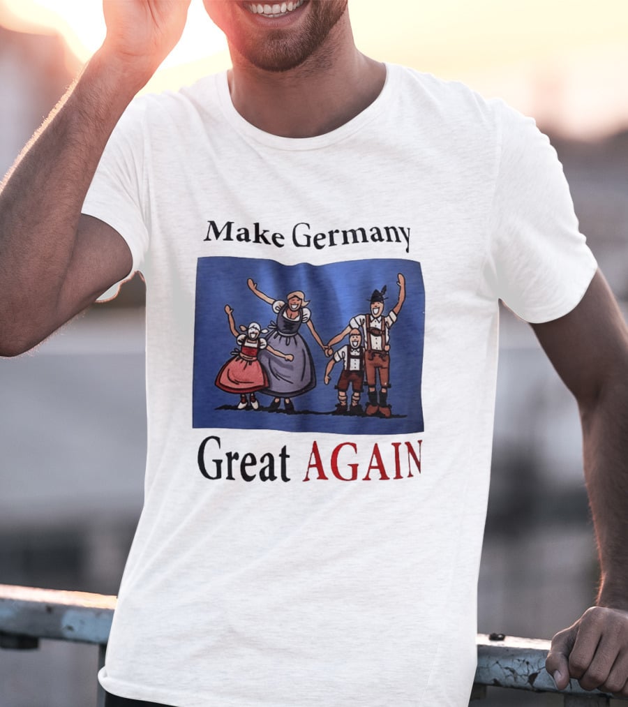 Make Germany Great Again Dirndl Lederhosen Family Celebration T-Shirt