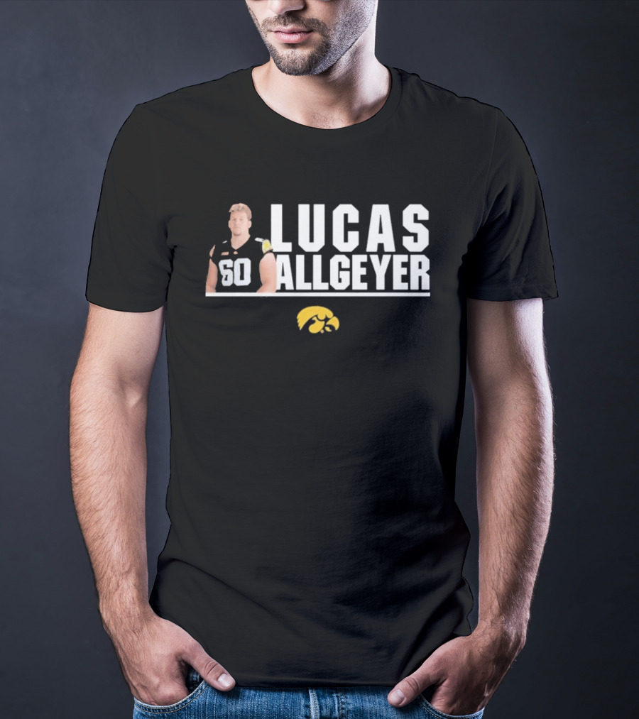 Lucas Allgeyer Iowa Hawkeyes Player 60 T-Shirt