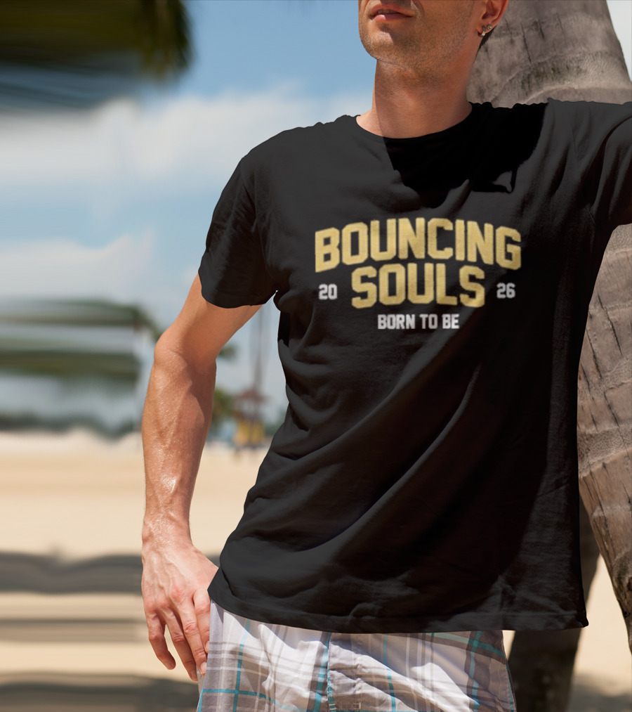 Bouncing Souls Born To Be 2026 Vintage Style 90s Punk Rock Band Retro Fan Merch T-Shirt