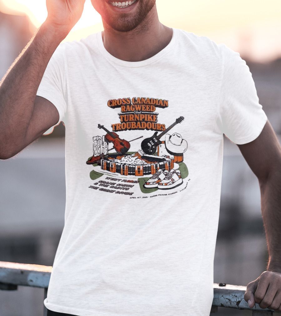 Cross Canadian Ragweed Turnpike Troubadours Whiskey Rock State Fair Grounds Oklahoma City T-Shirt