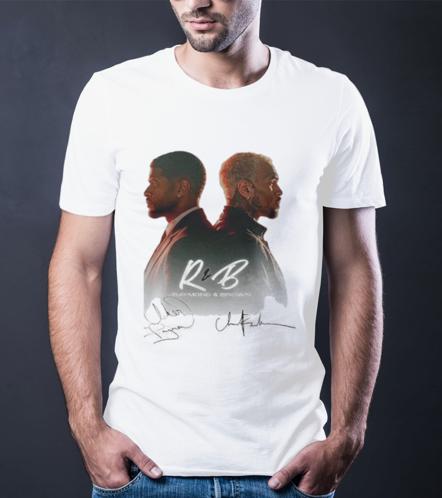 Raymond & Brown R&B Tour Usher Chris Brown Collaboration T-Shirt