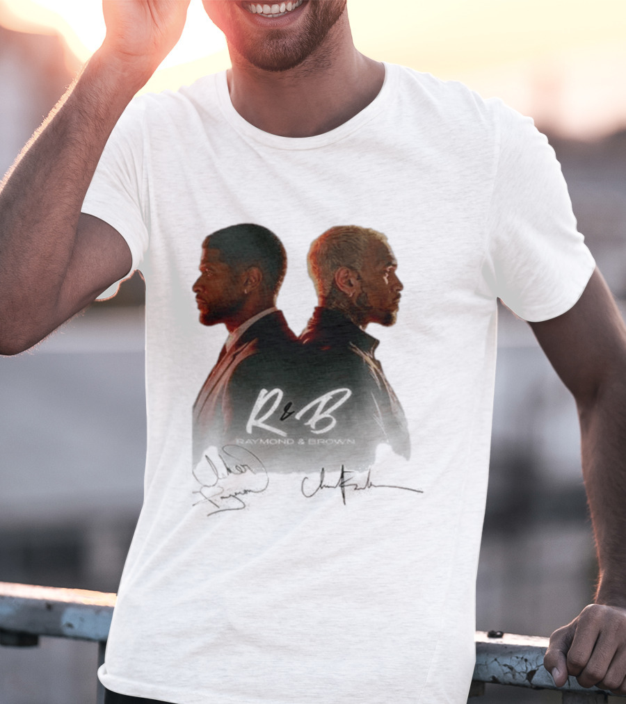 Raymond & Brown R&B Tour Usher Chris Brown Collaboration T-Shirt