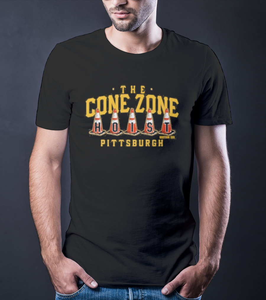 Pittsburgh The Cone Zone Hurdle T-Shirt
