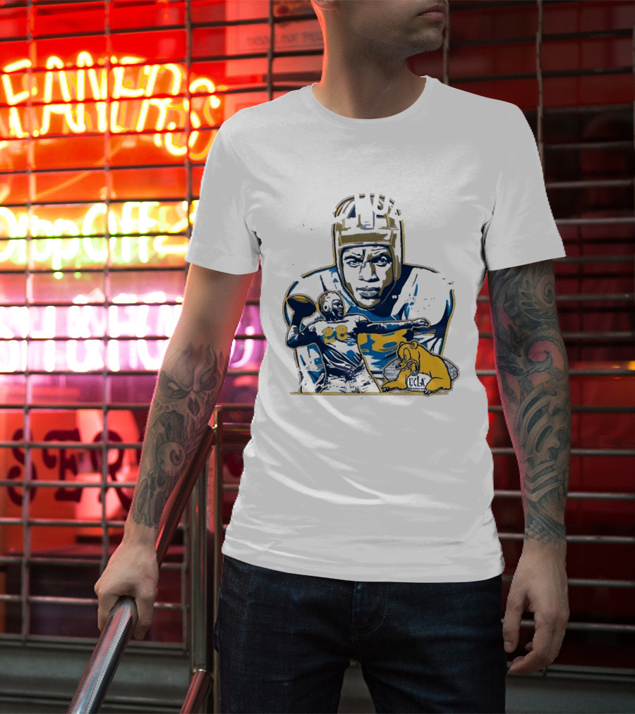 UCLA Football Honor Jackie Robinson Pasadena Flash 2026 Day Bruins 28 T-Shirt