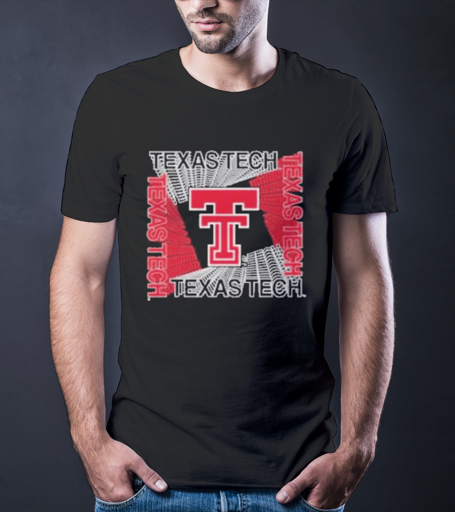 Texas Tech Red Raiders Double Cubism T-Shirt