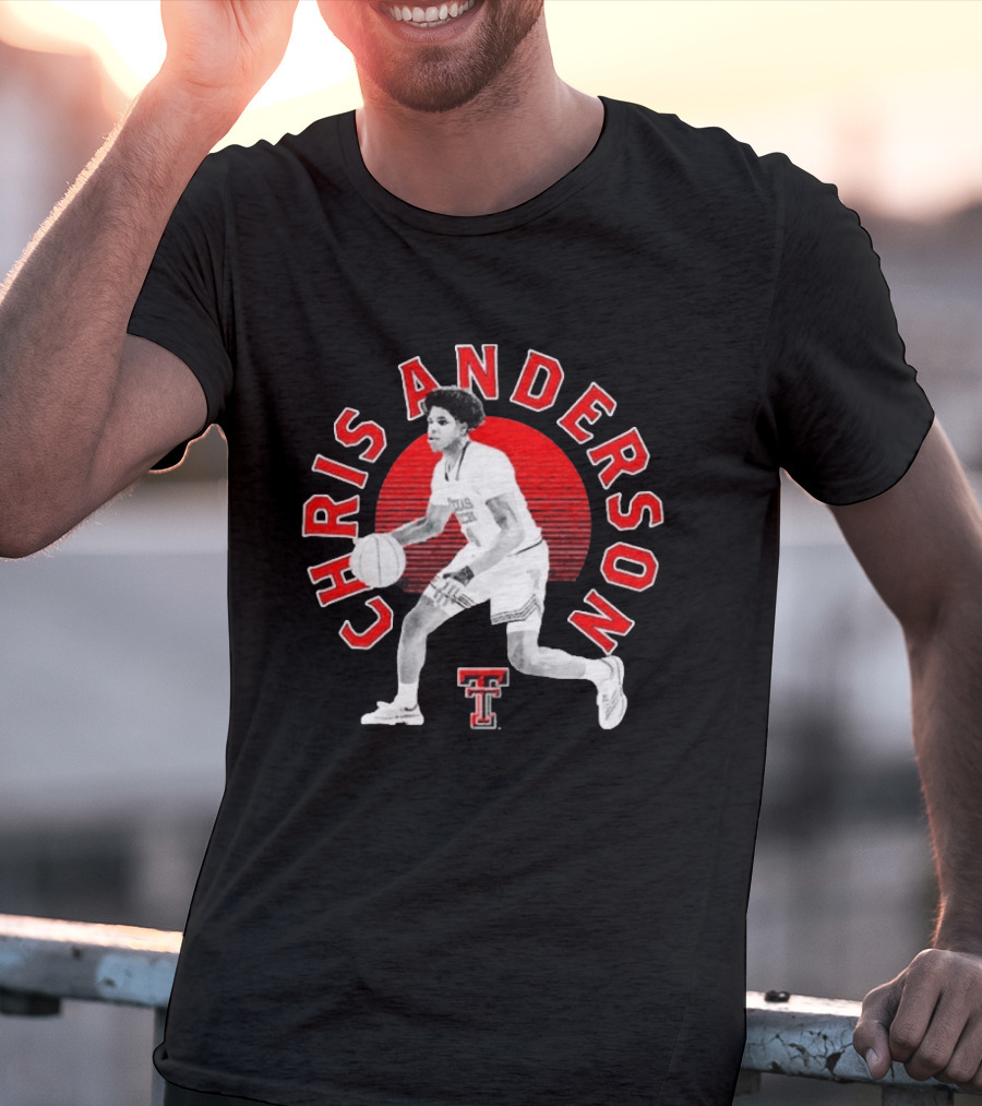 Chris Anderson Texas Tech Red Raiders Basketball Player T-Shirt