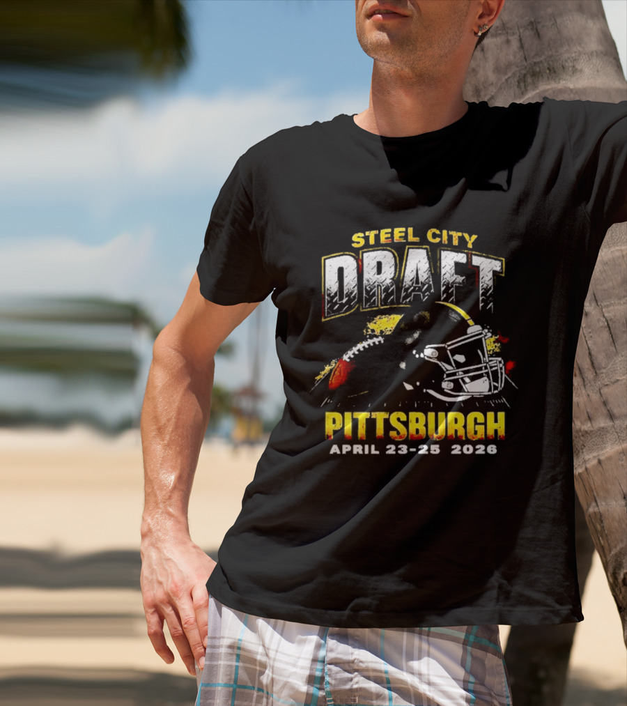 Steel City Draft Pittsburgh April 23 26 2026 Helmet T-Shirt