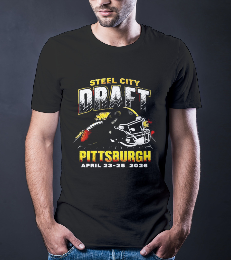 Steel City Draft Pittsburgh April 23 26 2026 Helmet T-Shirt
